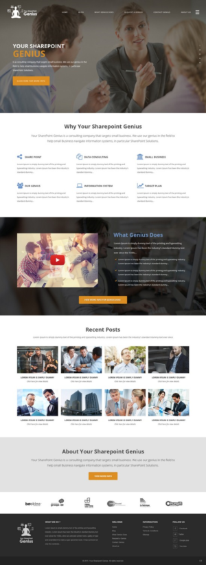 Wordpress Design by pb for this project | Design: #6768139