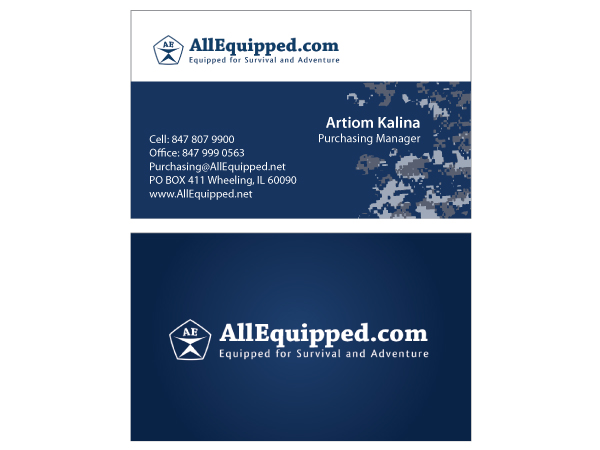 Business Card Design by Ike for this project | Design #356474