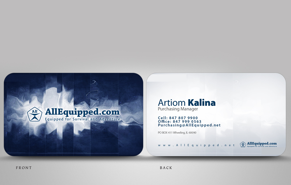 Business Card Design by disign for this project | Design #354542