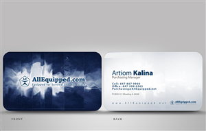 Business Card Design for AllEquipped | Diseño de Tarjeta de Presentación por disign