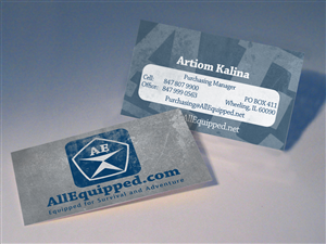 Business Card Design for AllEquipped