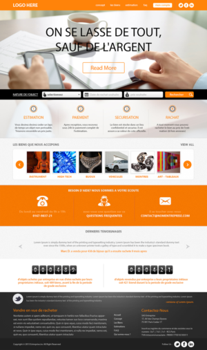 Web Design by Adeel Hanif® for this project | Design #6795040