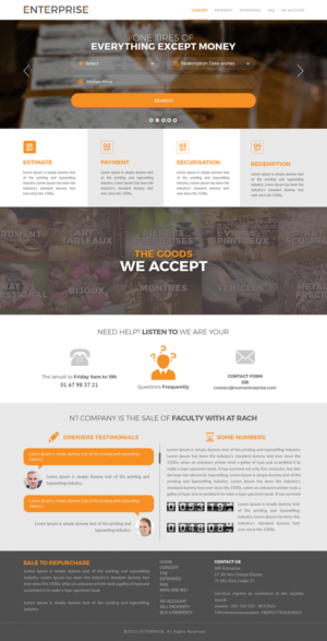 Web Design by Black Stallions Impressive Solutions for this project | Design #6802741