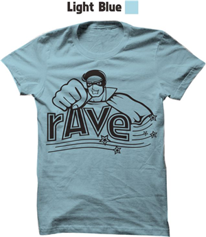 rAVe [Publications] Giveaway T-Shirt Design | Diseño de Camiseta por yuliART