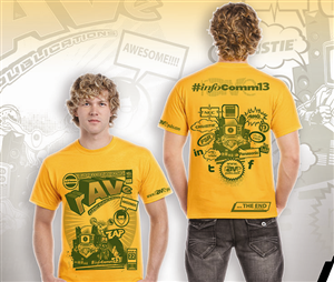 rAVe [Publications] Giveaway T-Shirt Design | T-Shirt-Design von EzaiLX