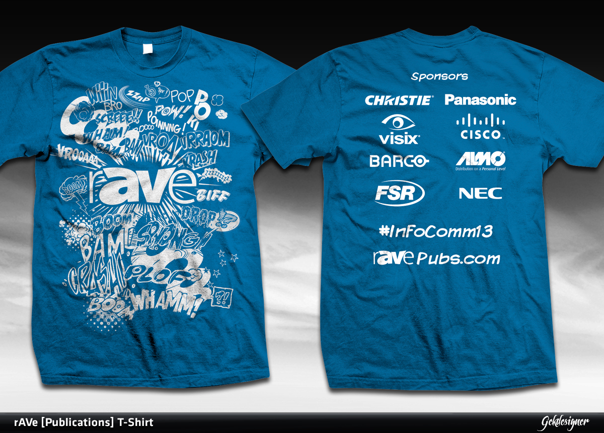 T-shirt Design by gekgrfx for rAVe [Publications] | Design #1756625