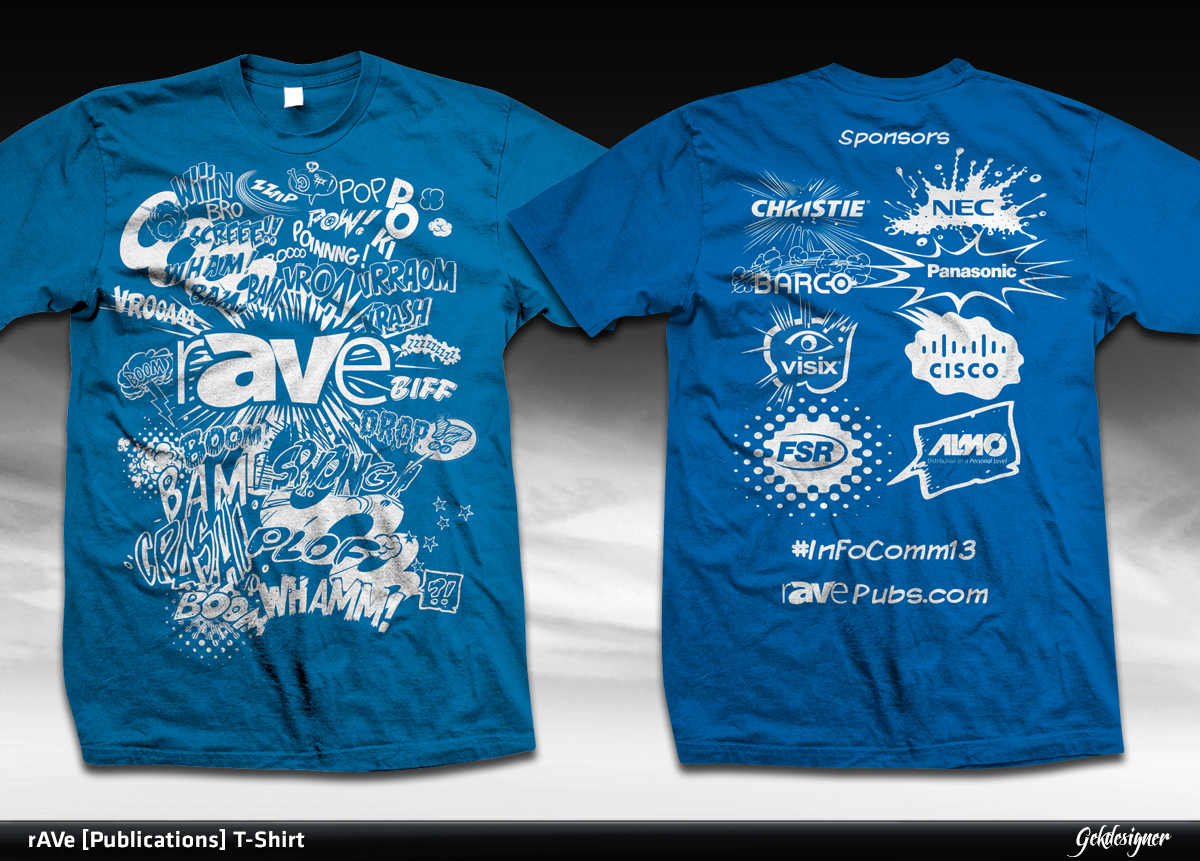 T-shirt Design by gekgrfx for rAVe [Publications] | Design #1756799