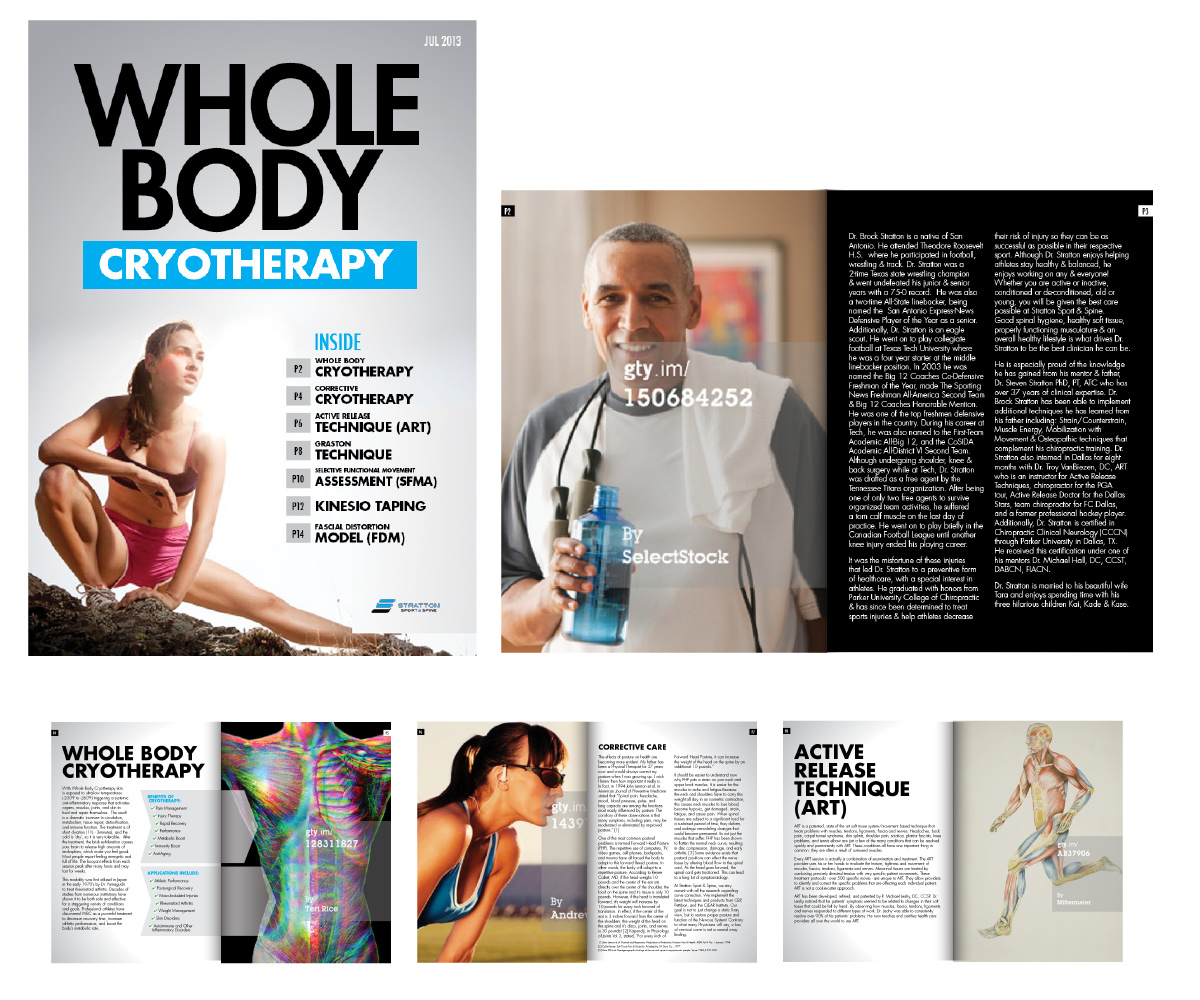 Diseño de Revista por freshartwork para Stratton Sport & Spine | Diseño #1766185