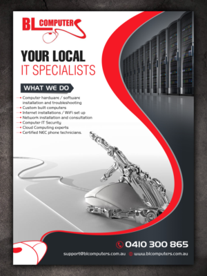 Diseño de Flyer por debdesign para BL Computers | Diseño: #6758091
