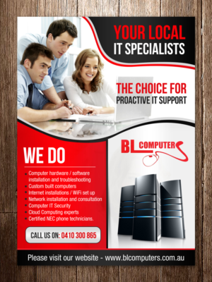 Diseño de Flyer por creative.bugs para BL Computers | Diseño #6776711