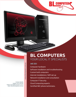 Diseño de Flyer por db graphics para BL Computers | Diseño: #6758947