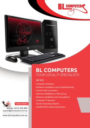 Flyer Design by db graphics for BL Computers | Design: #6800844