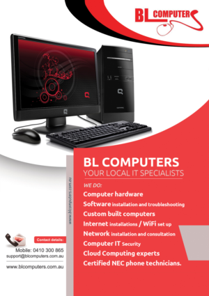 Flyer Design by db graphics for BL Computers | Design: #6800973