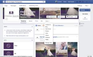 Facebook Design by Artcher for Eternal Images Photography Limited | Design: #6797234