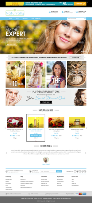 Web Design par RupalTechno pour ce projet | Design : #6839886