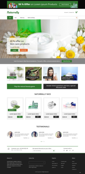 Web Design par pb pour ce projet | Design : #6779054
