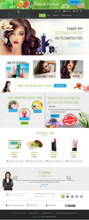 Web Design by rightway for this project | Design: #6902328