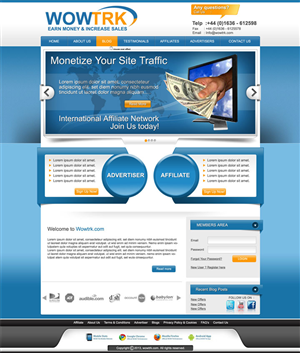 Wordpress Design by Heru Purwanto for this project | Design #1808132