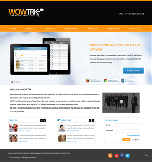 Wordpress Design by pb for this project | Design: #1766279
