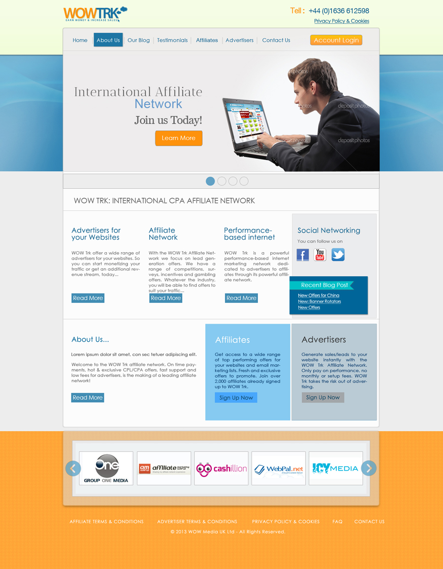 Wordpress Design by Da Miracle for this project | Design #1789982