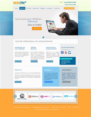 Wordpress Design by Da Miracle for this project | Design #1789982