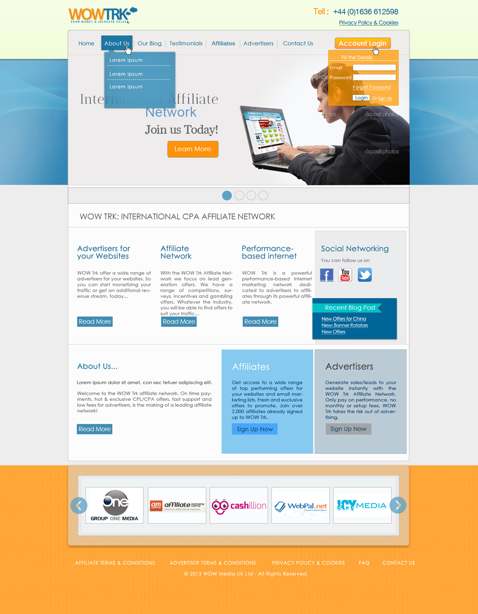 Wordpress Design by Da Miracle for this project | Design #1790027