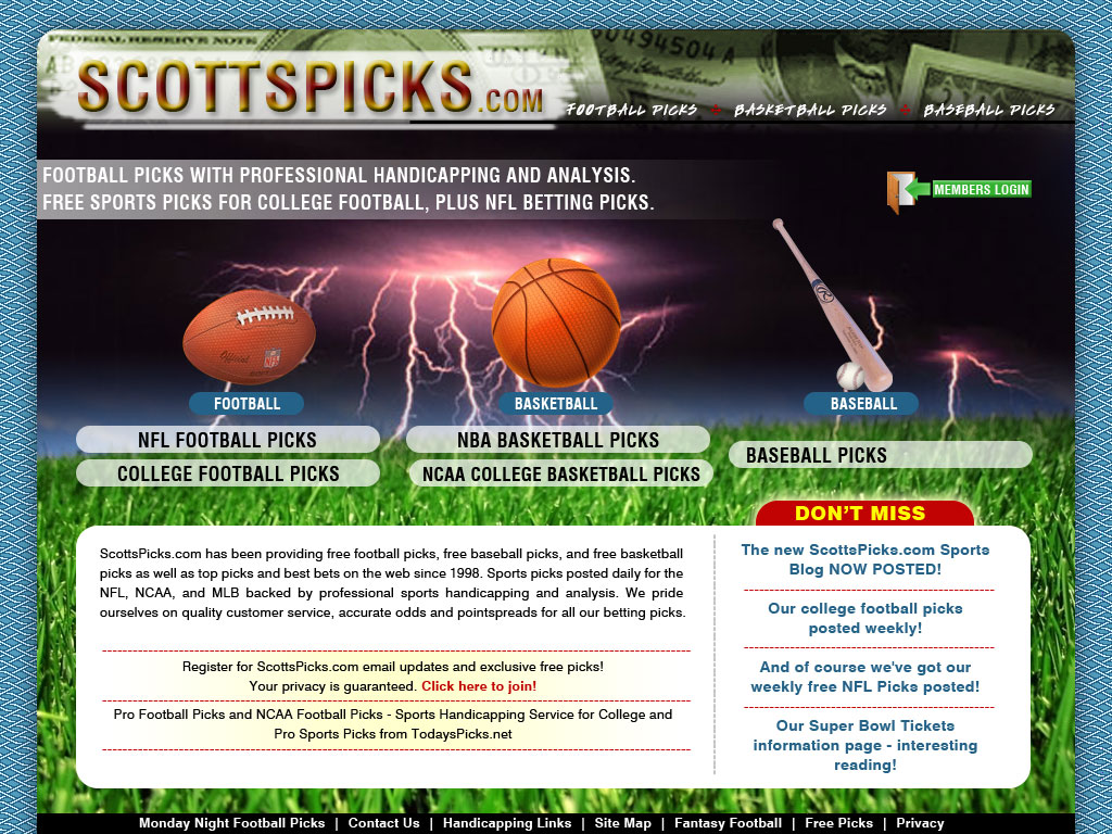Web Design par BrandOne pour ScottsPicks.com | Design #11657