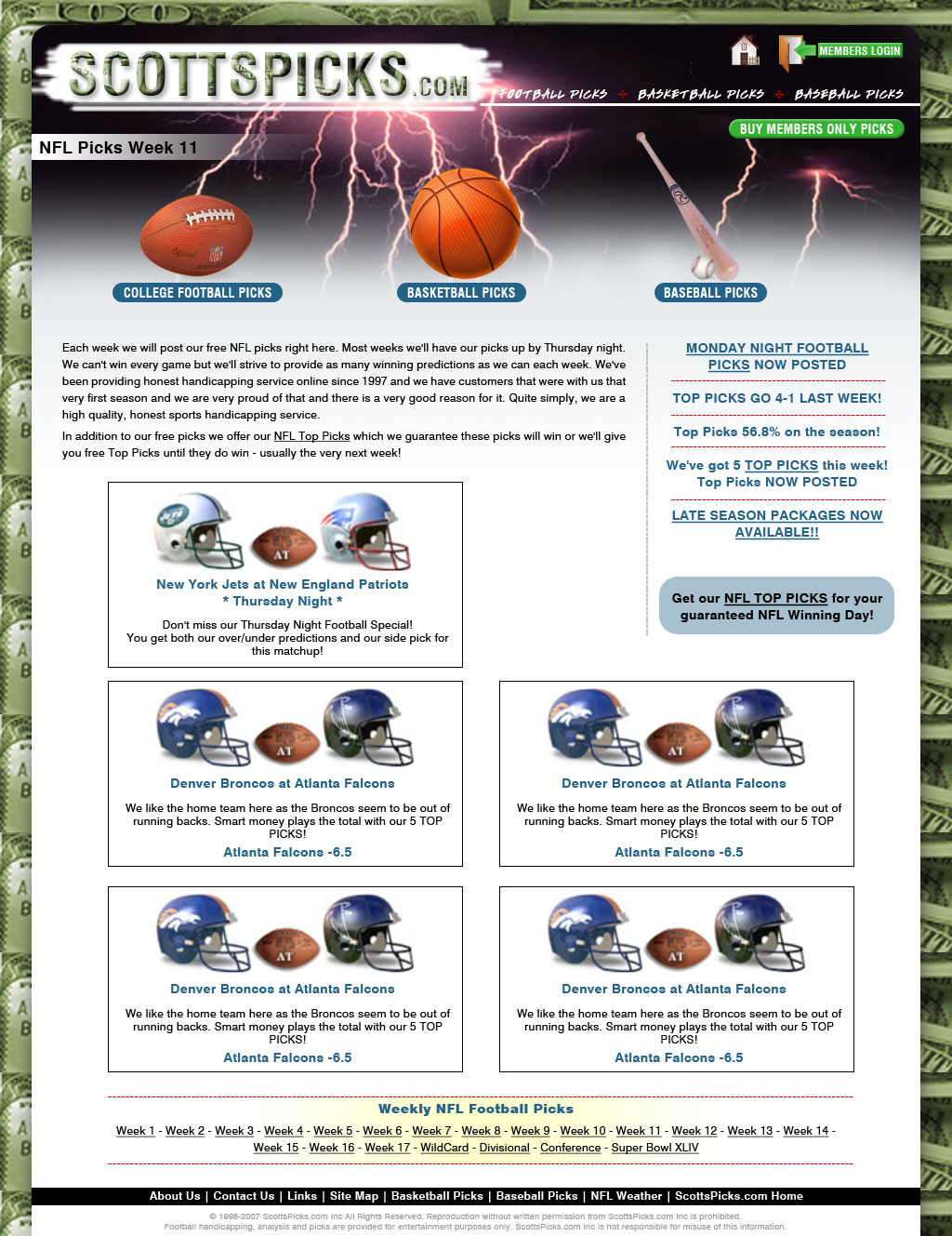 Web Design by BrandOne for ScottsPicks.com | Design #11792