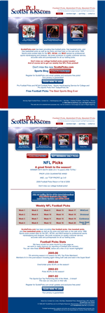 Web Design par SiddKidd pour ScottsPicks.com | Design : #11910
