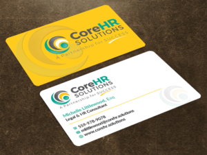 Visitenkarten-Design von AFHUN für CoreHR Solutions | Design: #6767114