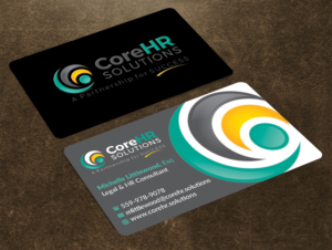 Visitenkarten-Design von AFHUN für CoreHR Solutions | Design: #6767115