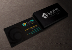 Design de Carte de Visite par Creations Box 2015 pour CoreHR Solutions | Design : #6770420