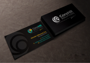 Design de Carte de Visite par Creations Box 2015 pour CoreHR Solutions | Design : #6770431
