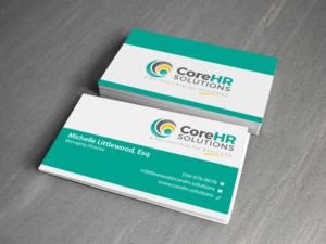 Design de Carte de Visite par Creations Box 2015 pour CoreHR Solutions | Design : #6770444