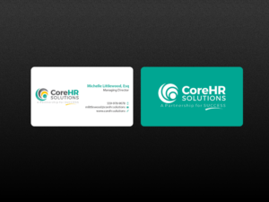 Design de Carte de Visite par Creations Box 2015 pour CoreHR Solutions | Design : #6770450