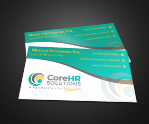 Visitenkarten-Design von The Filly Studios für CoreHR Solutions | Design: #6769411