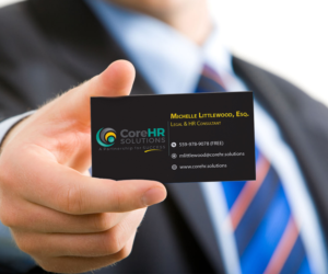 Visitenkarten-Design von The Filly Studios für CoreHR Solutions | Design: #6769446