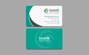 Business Card Design by chandrayaan.creative for CoreHR Solutions | Design: #6768211