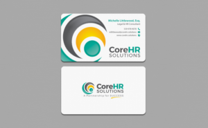 Business Card Design by chandrayaan.creative for CoreHR Solutions | Design: #6768217