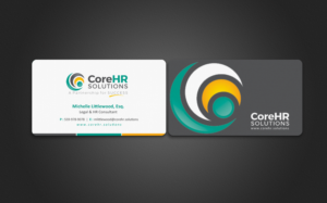 Business Card Design by chandrayaan.creative for CoreHR Solutions | Design: #6768219