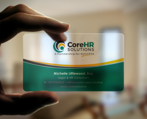 Business Card Design by chandrayaan.creative for CoreHR Solutions | Design: #6768220