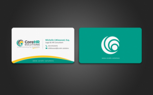 Design de Carte de Visite par chandrayaan.creative pour CoreHR Solutions | Design : #6768227