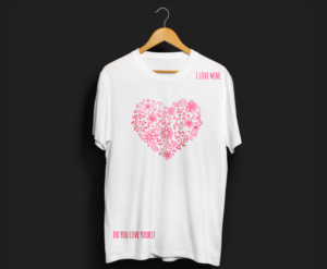 mind our heart: paying attention to our heart keeps us healthier and happier | Diseño de Camiseta por Daniel James