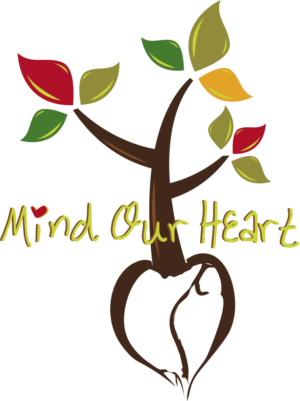 mind our heart: paying attention to our heart keeps us healthier and happier | Diseño de Camiseta por debraannainsworth