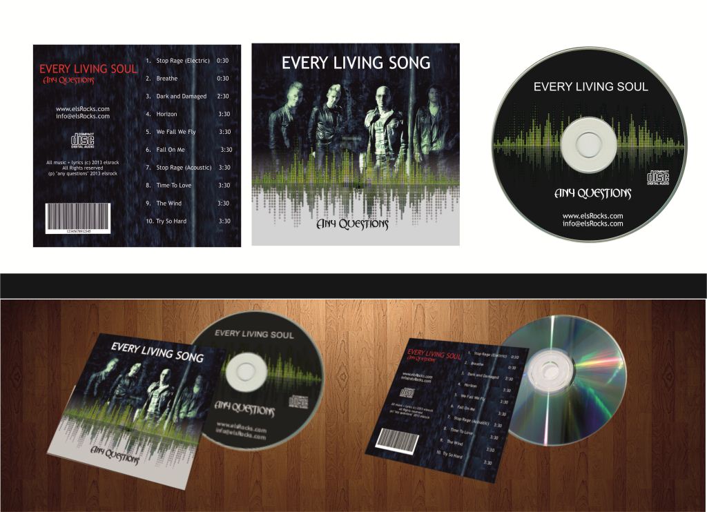 CD Cover Design by Bikinesi for Every Living Soul | Design #1763643