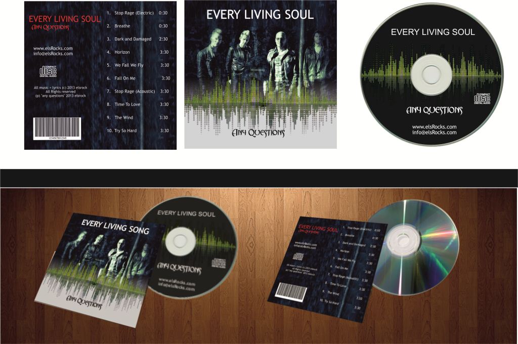 CD Cover Design by Bikinesi for Every Living Soul | Design #1795382