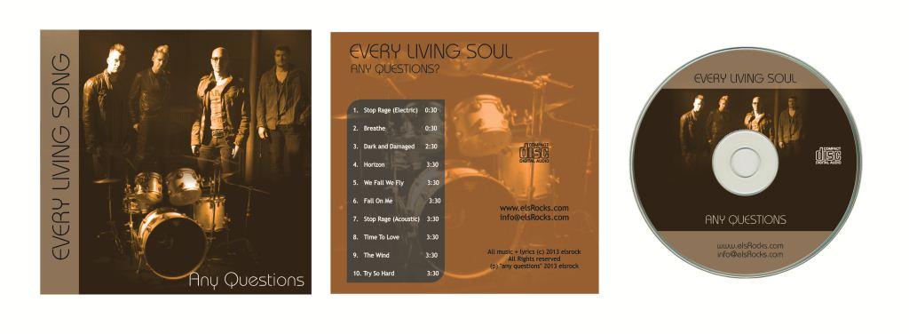 CD Cover Design by Bikinesi for Every Living Soul | Design #1795389