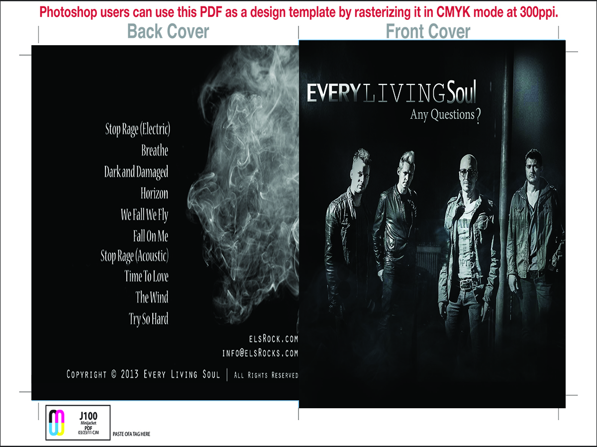 CD Cover Design by Davecodex for Every Living Soul | Design #1753364