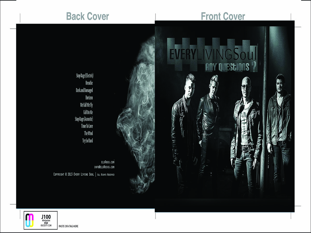 CD Cover Design by Davecodex for Every Living Soul | Design #1756437