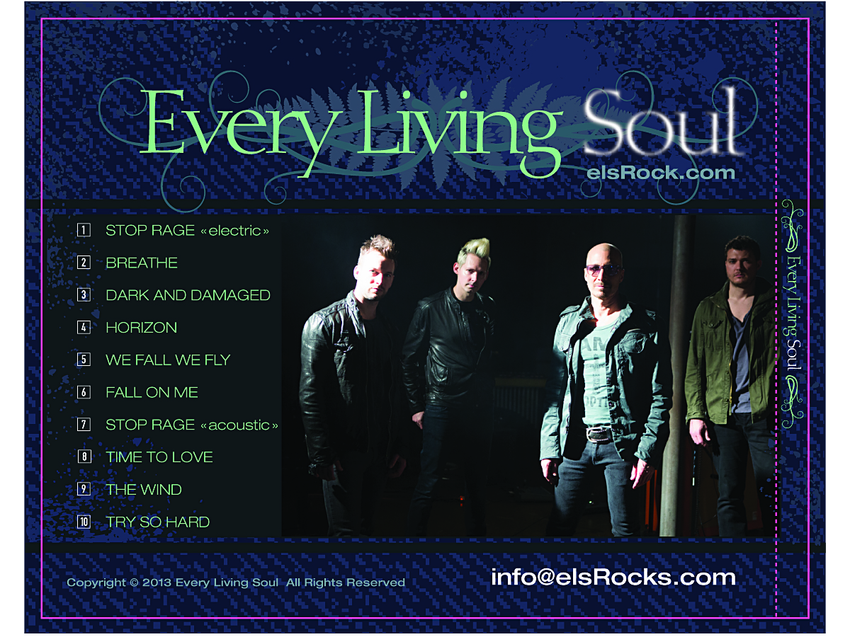 CD Cover Design by PATRICK KING GRAPHICS for Every Living Soul | Design #1761349